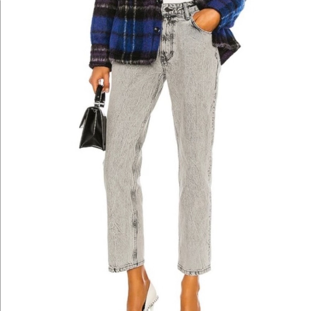 NWT Anine Bing Etta Straight Leg Jeans